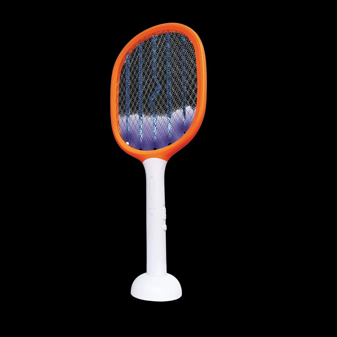COMPACT Savior UV LED Rechargeable Mosquito Racket, 3 Mode Operation, Electric Insect Killer Indoor, Outdoor  (Bat)