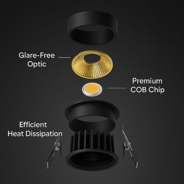 Compact Solo COB Downlight - Image 3