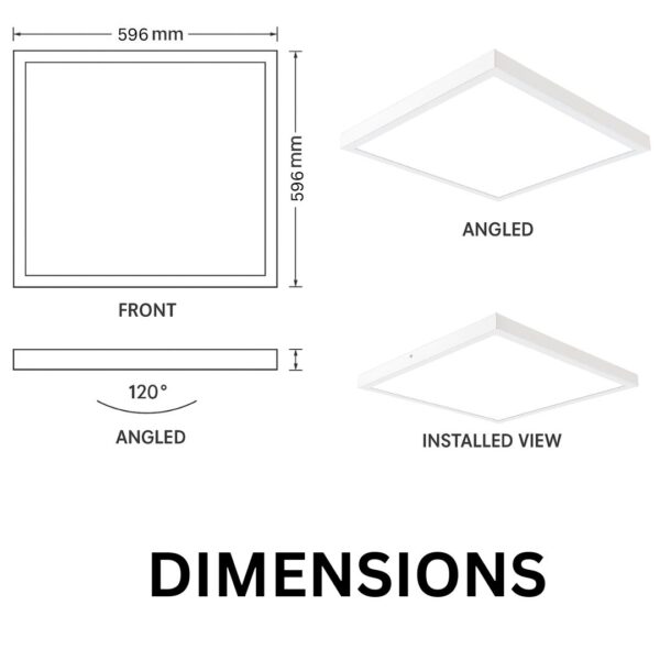 Compact Matrix Sleek 2x2 Surface LED Panel - Image 4