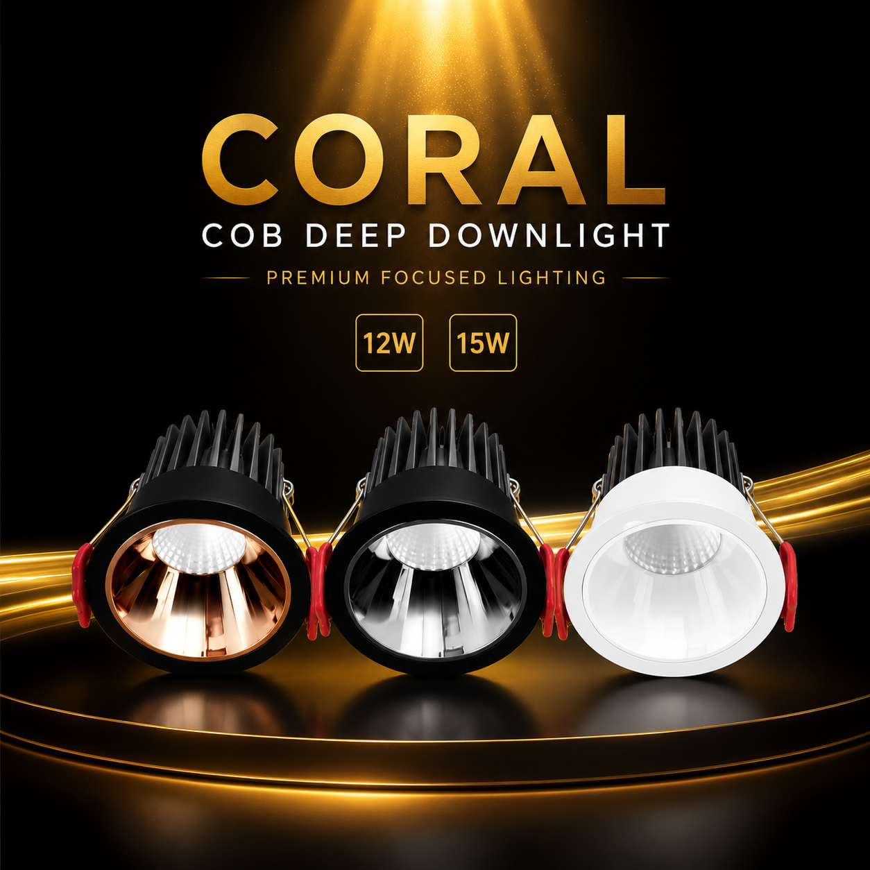 Modern Ceiling Mounted COB Downlight