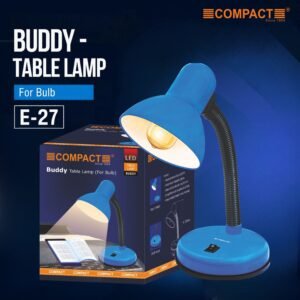 Compact Buddy Table Lamp for Bulb