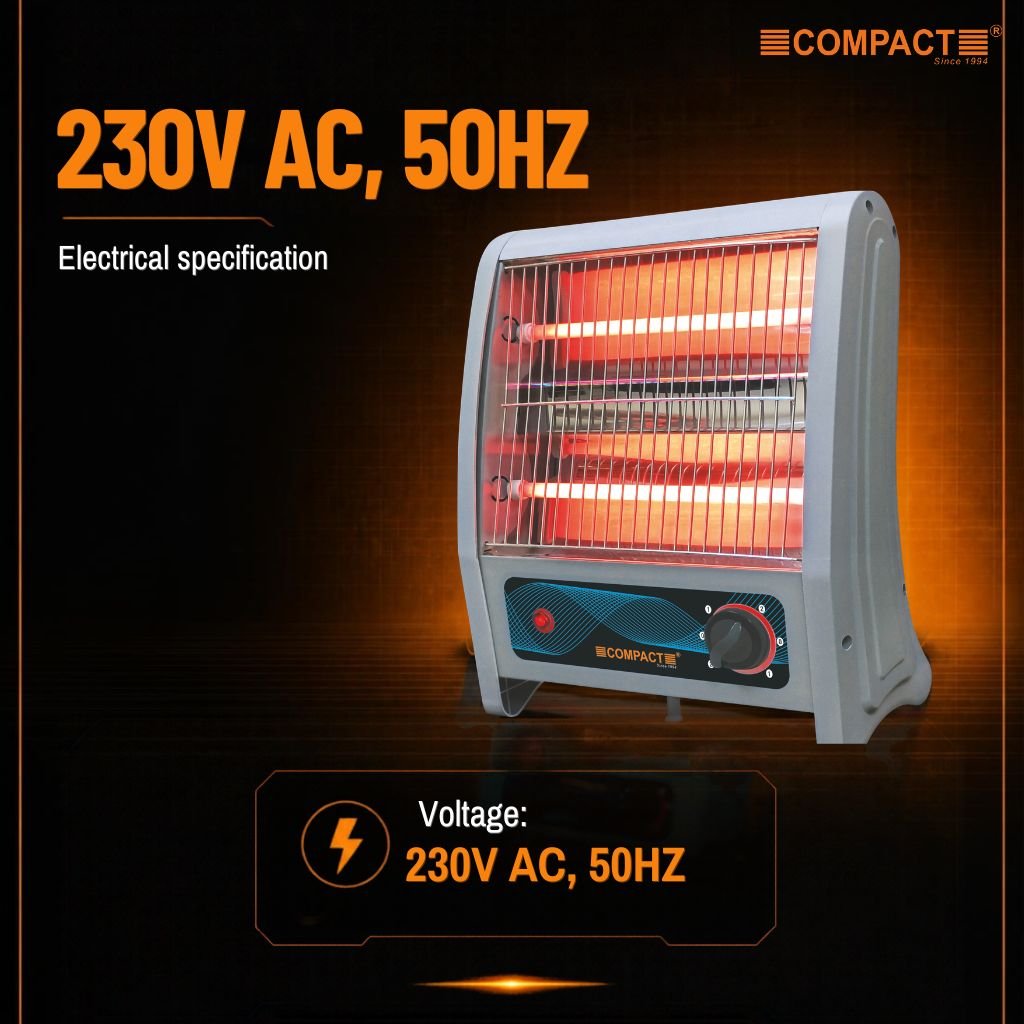 Compact Hotstar Quartz Room Heater 400/800W - Image 5