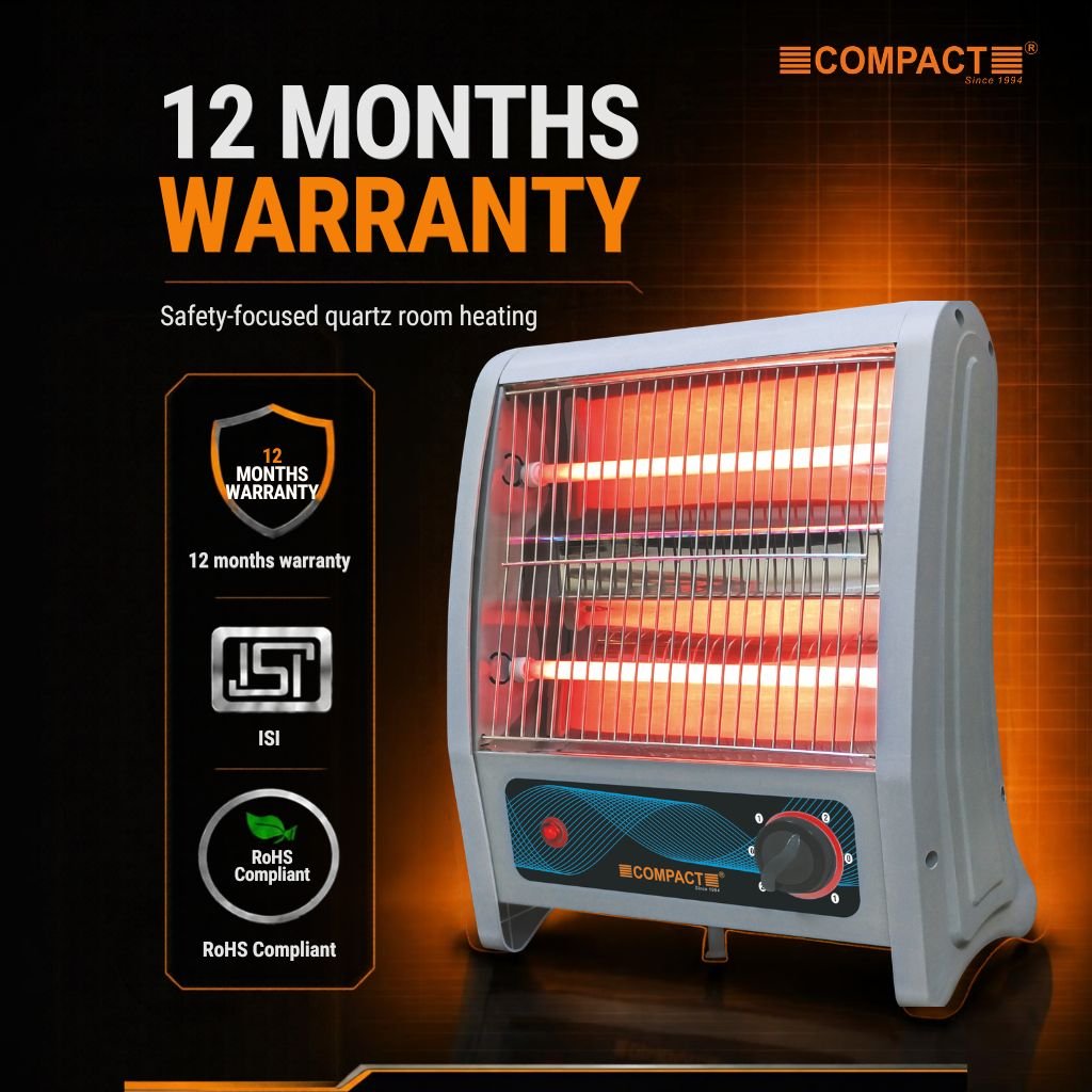 Compact Hotstar Quartz Room Heater 400/800W - Image 3